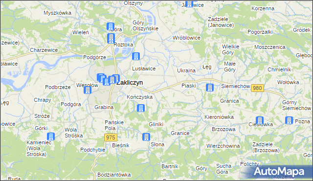 mapa Faściszowa, Faściszowa na mapie Targeo