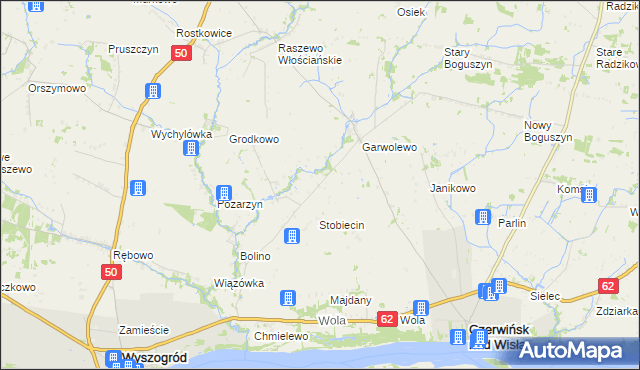 mapa Gawarzec Górny, Gawarzec Górny na mapie Targeo