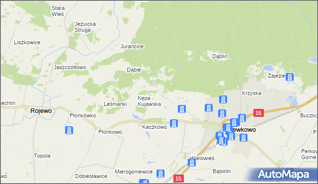 mapa Godzięba, Godzięba na mapie Targeo