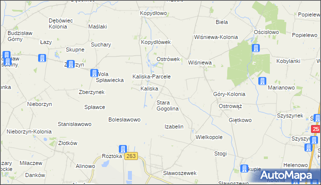 mapa Gogolina, Gogolina na mapie Targeo