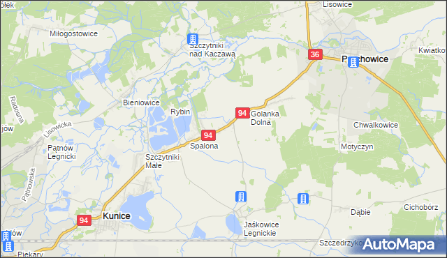 mapa Golanka Górna, Golanka Górna na mapie Targeo