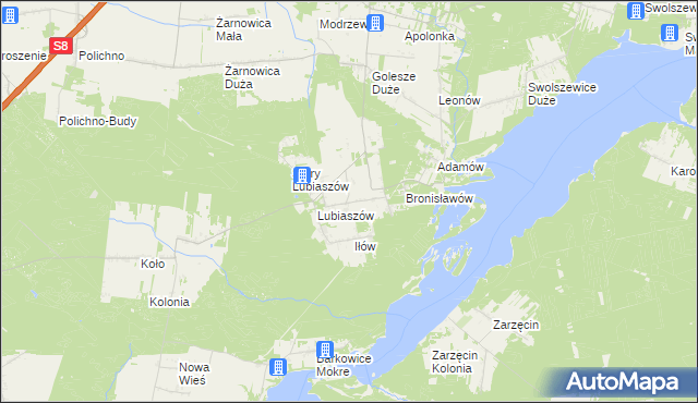 mapa Golesze Małe, Golesze Małe na mapie Targeo