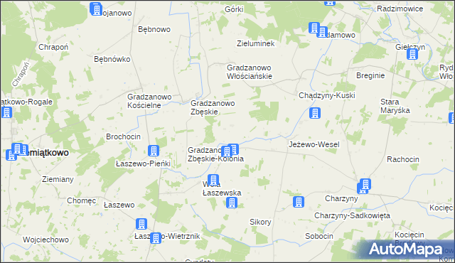 mapa Goszczk, Goszczk na mapie Targeo