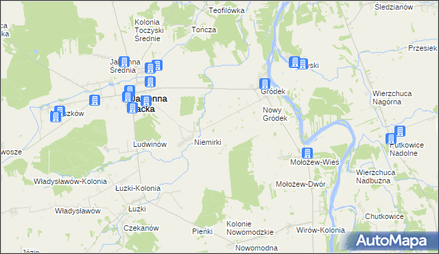 mapa Gródek-Dwór, Gródek-Dwór na mapie Targeo