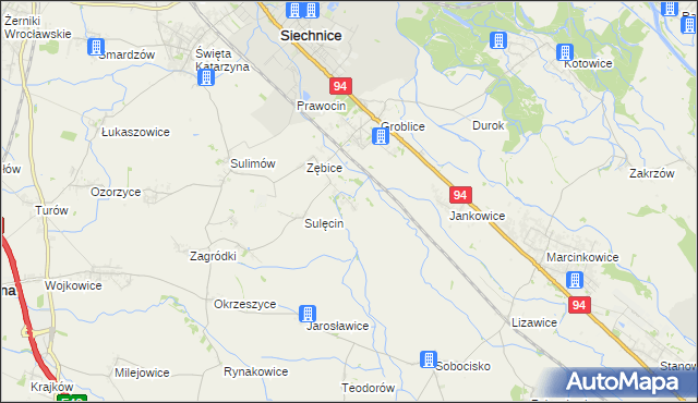 mapa Grodziszów, Grodziszów na mapie Targeo