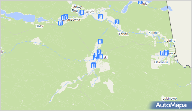 mapa Gruszki, Gruszki na mapie Targeo
