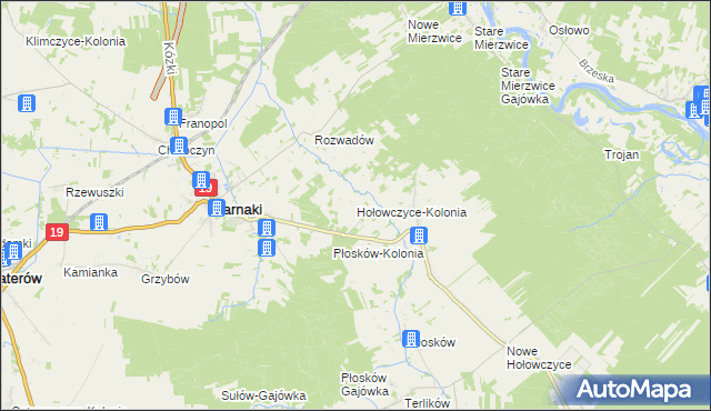 mapa Hołowczyce-Kolonia, Hołowczyce-Kolonia na mapie Targeo