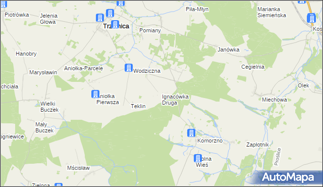 mapa Ignacówka Druga, Ignacówka Druga na mapie Targeo