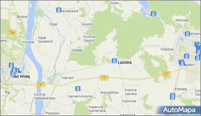 mapa Janiszów gmina Łaziska, Janiszów gmina Łaziska na mapie Targeo