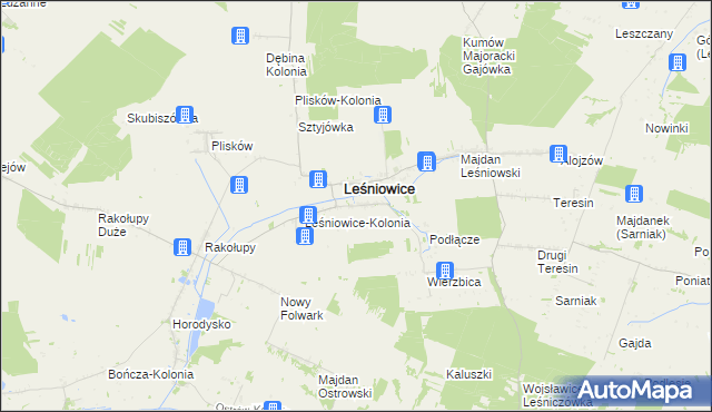 mapa Janówka gmina Leśniowice, Janówka gmina Leśniowice na mapie Targeo