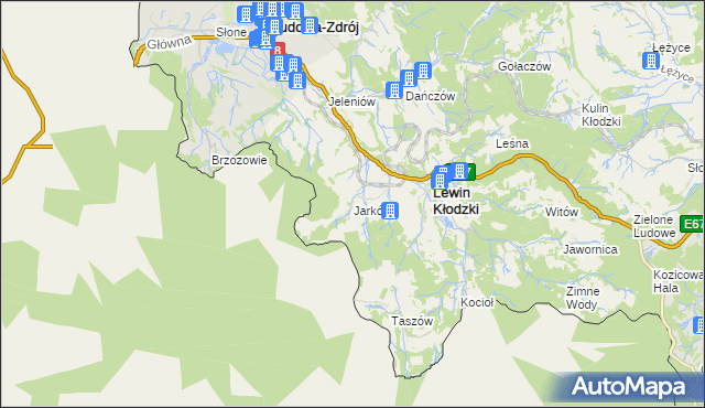 mapa Jarków, Jarków na mapie Targeo