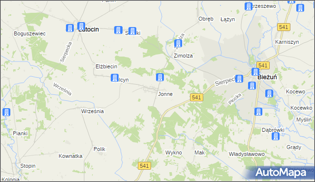 mapa Jonne, Jonne na mapie Targeo