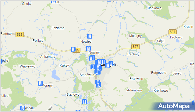 mapa Judyty gmina Dzierzgoń, Judyty gmina Dzierzgoń na mapie Targeo