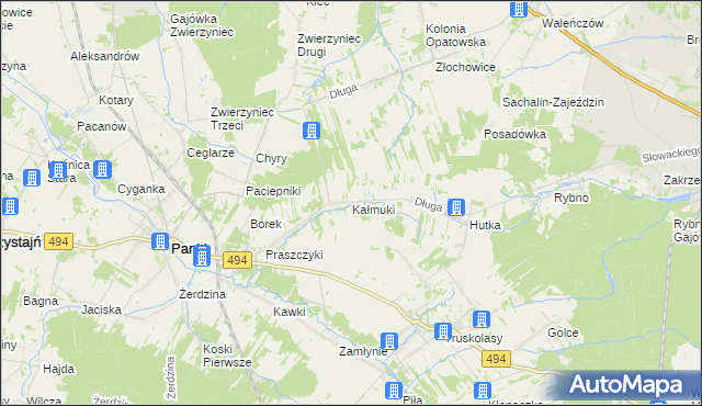 mapa Kałmuki, Kałmuki na mapie Targeo