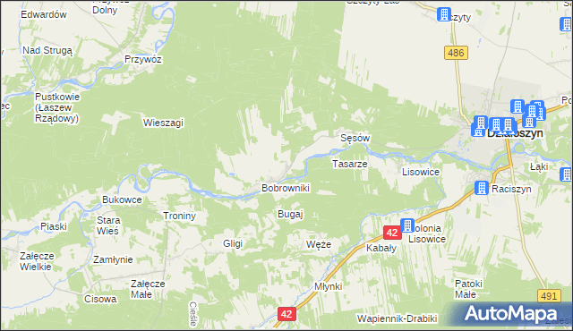 mapa Kapituła, Kapituła na mapie Targeo