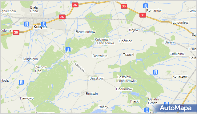 mapa Katarzynów gmina Zduny, Katarzynów gmina Zduny na mapie Targeo