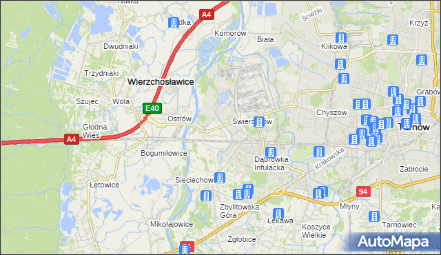 mapa Kępa Bogumiłowicka, Kępa Bogumiłowicka na mapie Targeo