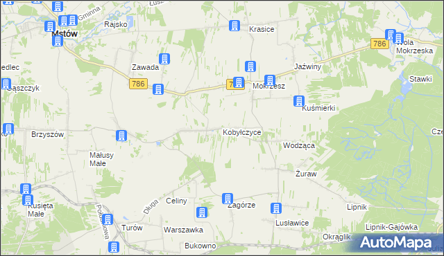 mapa Kobyłczyce, Kobyłczyce na mapie Targeo