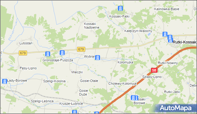 mapa Kołomyja, Kołomyja na mapie Targeo