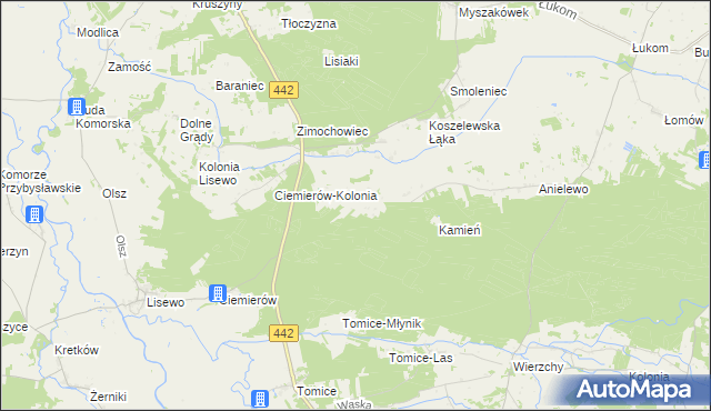 mapa Kolonia Janowska, Kolonia Janowska na mapie Targeo