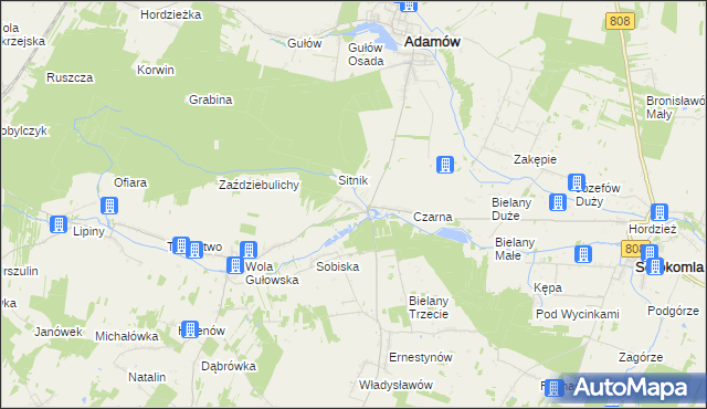 mapa Konorzatka, Konorzatka na mapie Targeo