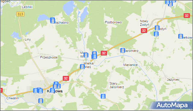 mapa Kopanica gmina Siedlec, Kopanica gmina Siedlec na mapie Targeo