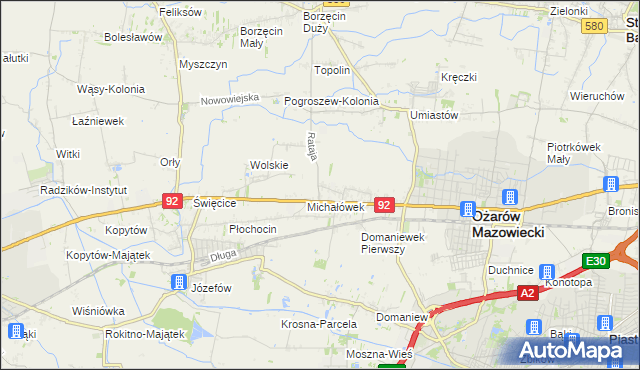 mapa Koprki, Koprki na mapie Targeo