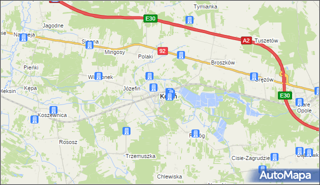 mapa Kotuń powiat siedlecki, Kotuń powiat siedlecki na mapie Targeo