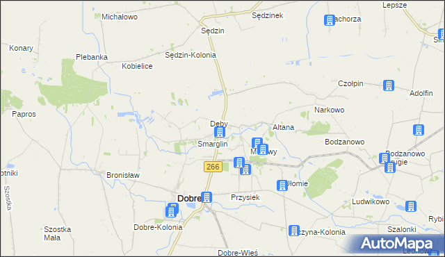 mapa Krzywosądz, Krzywosądz na mapie Targeo