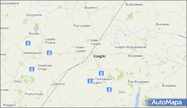 mapa Książki, Książki na mapie Targeo