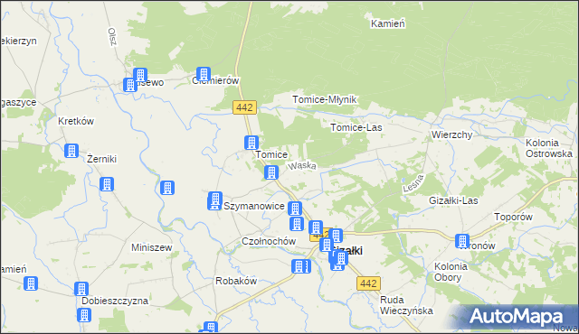 mapa Leszczyca, Leszczyca na mapie Targeo