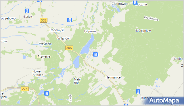 mapa Lgiń, Lgiń na mapie Targeo