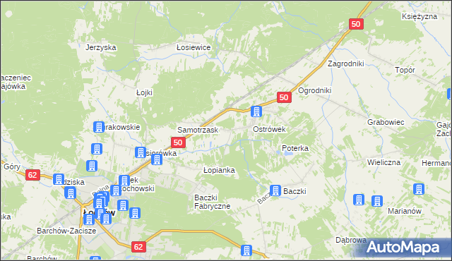 mapa Łojew, Łojew na mapie Targeo