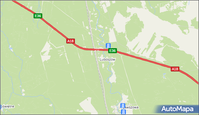 mapa Luboszów, Luboszów na mapie Targeo