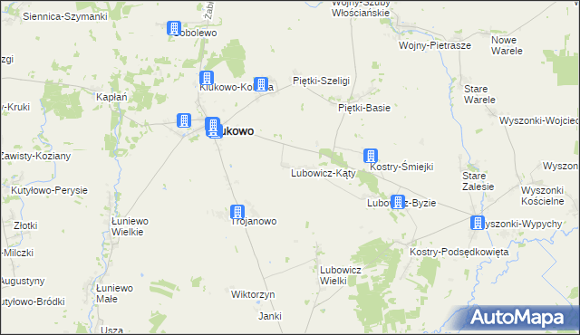 mapa Lubowicz-Kąty, Lubowicz-Kąty na mapie Targeo