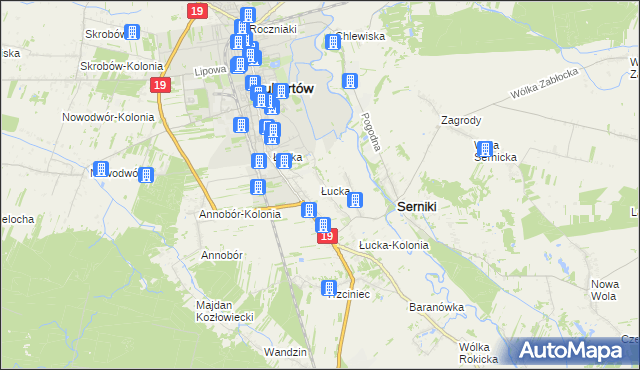 mapa Łucka, Łucka na mapie Targeo