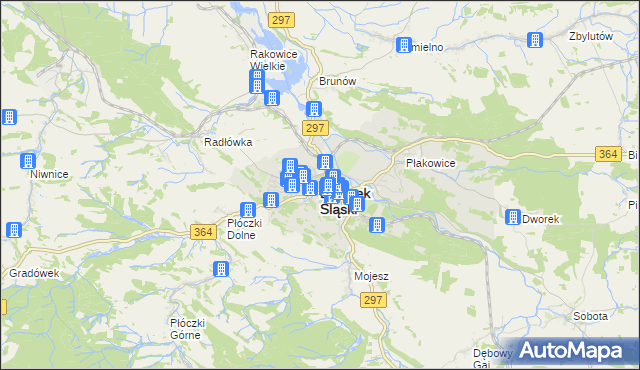 mapa Lwówek Śląski, Lwówek Śląski na mapie Targeo