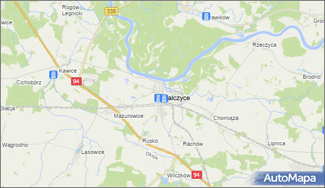 mapa Malczyce powiat średzki, Malczyce powiat średzki na mapie Targeo