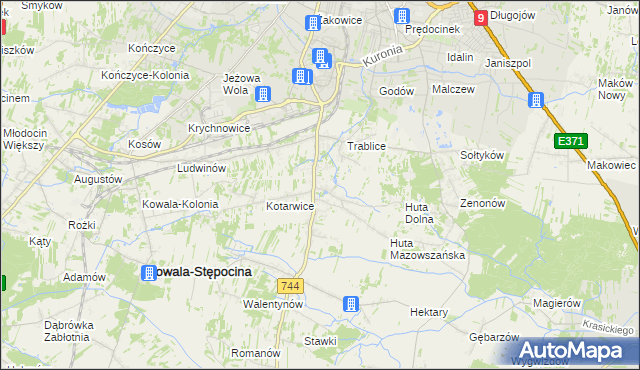 mapa Mazowszany, Mazowszany na mapie Targeo