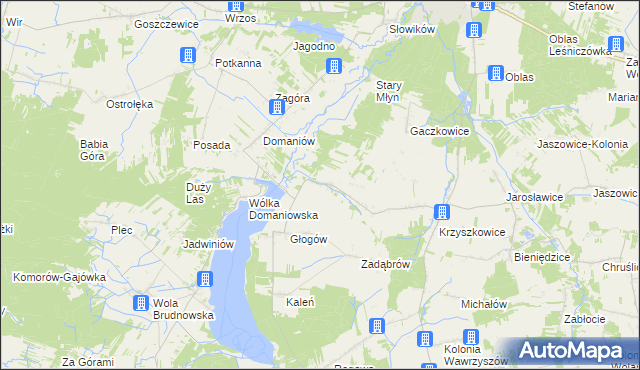 mapa Młódnice, Młódnice na mapie Targeo