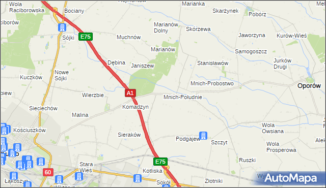 mapa Mnich-Południe, Mnich-Południe na mapie Targeo