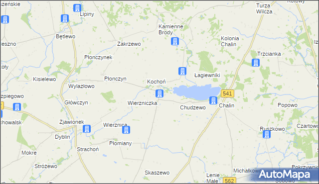 mapa Mokowo, Mokowo na mapie Targeo