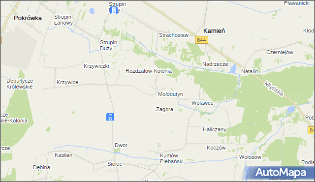 mapa Mołodutyn, Mołodutyn na mapie Targeo