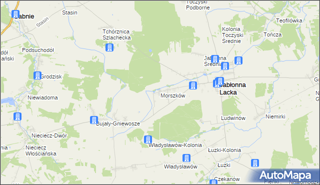 mapa Morszków, Morszków na mapie Targeo