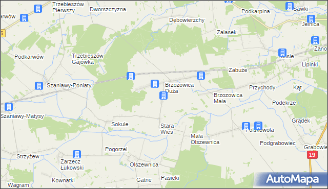 mapa Mościska gmina Kąkolewnica, Mościska gmina Kąkolewnica na mapie Targeo