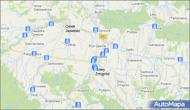 mapa Mytarka, Mytarka na mapie Targeo