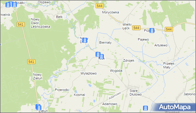 mapa Nick, Nick na mapie Targeo