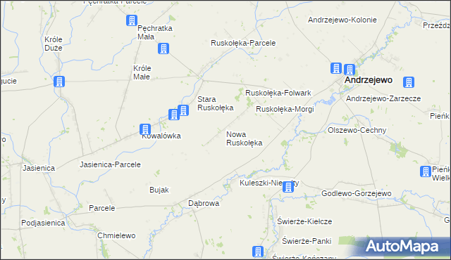 mapa Nowa Ruskołęka, Nowa Ruskołęka na mapie Targeo