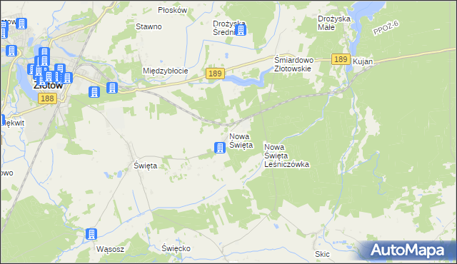 mapa Nowa Święta, Nowa Święta na mapie Targeo