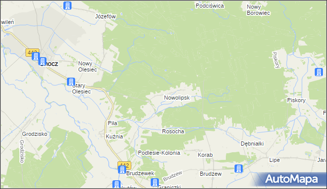mapa Nowolipsk, Nowolipsk na mapie Targeo